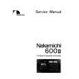 Cover page of NAKAMICHI 600II Service Manual