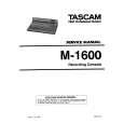 Cover page of TEAC M-1600 Service Manual