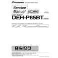 Cover page of PIONEER DEH-P65BTXN Service Manual