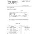 Cover page of KENWOOD KRCKH4 Service Manual