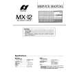 Cover page of SANSUI MX-12 Service Manual