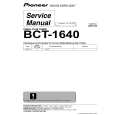 Cover page of PIONEER BCT1640 Service Manual