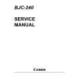Cover page of CANON BJC-240 Service Manual