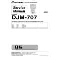 Cover page of PIONEER DJM-707/WYXJ4 Service Manual