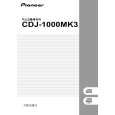 Cover page of PIONEER CDJ-1000MK3/NKXJ5 Owner's Manual