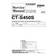 Cover page of PIONEER CT-S450S Service Manual