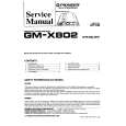 Cover page of PIONEER GM-X802 X1H/UC,EW Service Manual