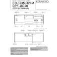 Cover page of KENWOOD CD324M Service Manual