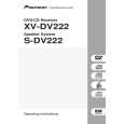 Cover page of PIONEER XV-DV222 (DCS-222) Owner's Manual