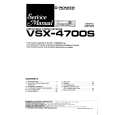 Cover page of PIONEER VSX-4700S Service Manual