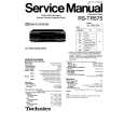 Cover page of TECHNICS RSTR575 Service Manual