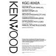 Cover page of KENWOOD KGC4042A Owner's Manual