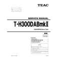 Cover page of TEAC T-H300DABMKII Service Manual