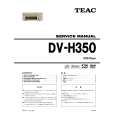 Cover page of TEAC DV-H350 Service Manual
