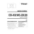 Cover page of TEAC CD-X8 Service Manual
