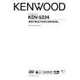 Cover page of KENWOOD KDV-5234 Owner's Manual