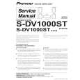 Cover page of PIONEER S-DV1000ST/XJC/E Service Manual