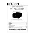 Cover page of DENON POA6600A Service Manual