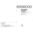 Cover page of KENWOOD RX-560CD Owner's Manual