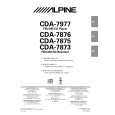 Cover page of ALPINE CDA7876RB Owner's Manual