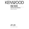 Cover page of KENWOOD HM-353V Owner's Manual