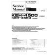 Cover page of PIONEER KEH-4500 X1M/UC Service Manual
