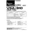Cover page of PIONEER VSA700 Service Manual