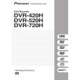 Cover page of PIONEER DVR-520H-S/WVXK Owner's Manual