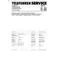 Cover page of TELEFUNKEN HC800 Service Manual