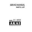 Cover page of AKAI AS-1070 Service Manual
