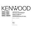 Cover page of KENWOOD KRC-694 Owner's Manual