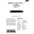 Cover page of ONKYO T-44 Service Manual