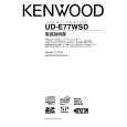 Cover page of KENWOOD RD-UDE77 Owner's Manual