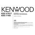 Cover page of KENWOOD KDC-V7017 Owner's Manual