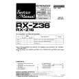 Cover page of PIONEER RXZ16 Service Manual
