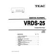 Cover page of TEAC VRDS-25 Service Manual