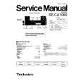 Cover page of TECHNICS SECA1080 Service Manual