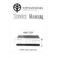 Cover page of KENWOOD KAC727 Service Manual