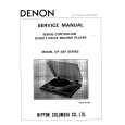 Cover page of DENON DP33F Service Manual