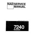 Cover page of NAD 7240 Service Manual