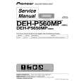 Cover page of PIONEER DEH-P5650MP/XN/ES Service Manual