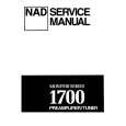 Cover page of NAD 1700 Service Manual