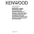 Cover page of KENWOOD DNX9210BT Owner's Manual