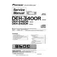 Cover page of PIONEER DEH3400R Service Manual