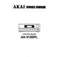 Cover page of AKAI AA-V12DPL Service Manual