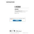 Cover page of KENWOOD I-K900 Owner's Manual
