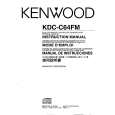 Cover page of KENWOOD KDCC64FM Owner's Manual