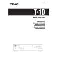 Cover page of TEAC T1D Owner's Manual