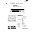 Cover page of ONKYO T4015L Service Manual