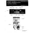 Cover page of KENWOOD KRC343D Service Manual
